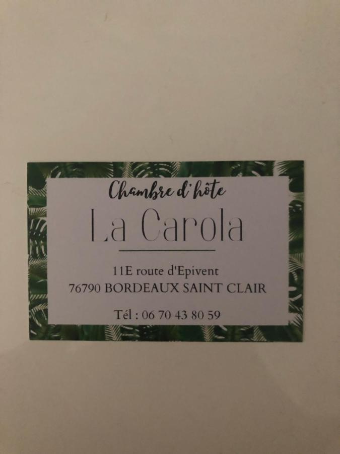La Carola Bed & Breakfast Bordeaux-Saint-Clair ภายนอก รูปภาพ